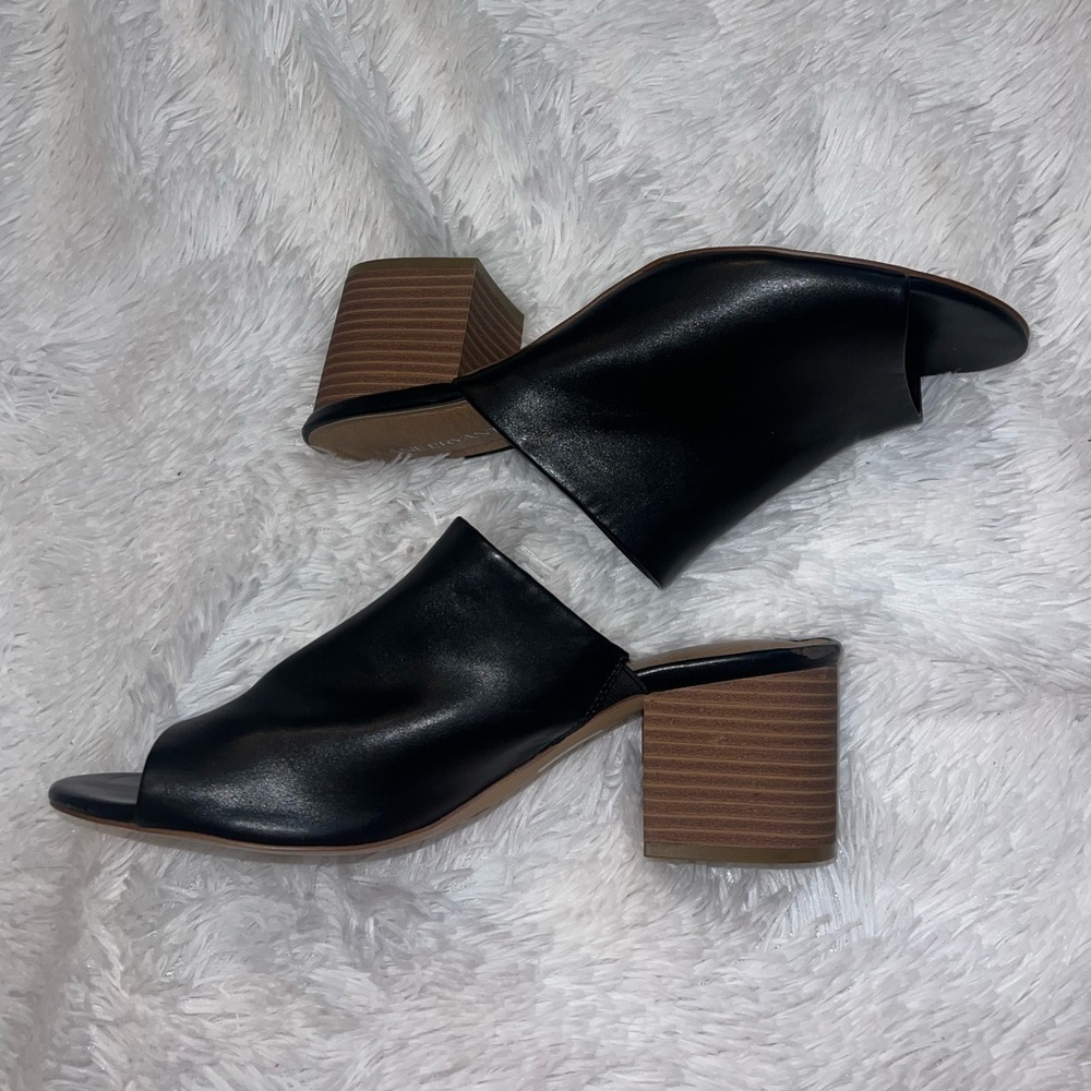 Lane Bryant Black Heed Mule Size 11 Plus Size Work Shoe